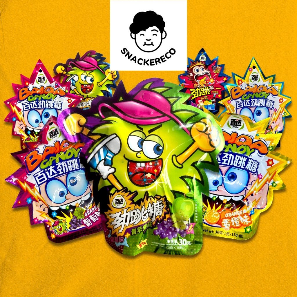 Baida Super Popping Candy | 百达劲跳糖 - Snackereco - 1