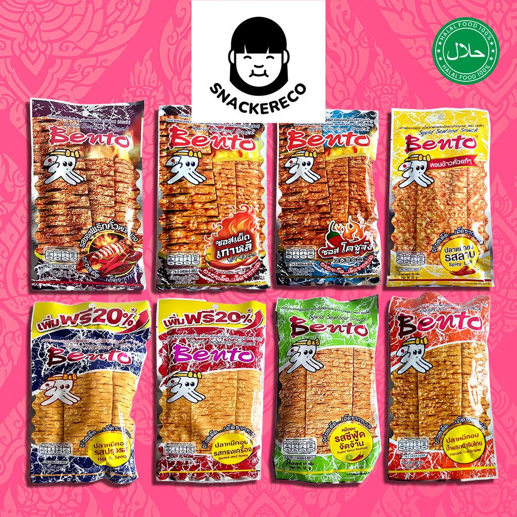 Bento Squid Thailand Snack 18g/22g - Halal - Snackereco - 1