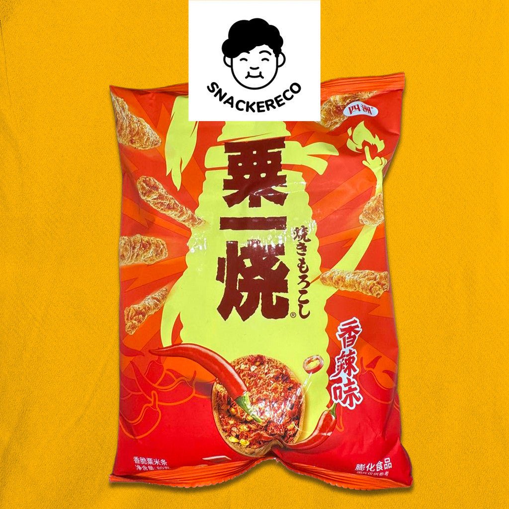 四洲玉米条 | Calbee Non Fried Puffed Corn Strips 80g - Snackereco - 2
