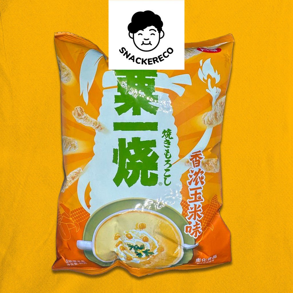 四洲玉米条 | Calbee Non Fried Puffed Corn Strips 80g - Snackereco - 4