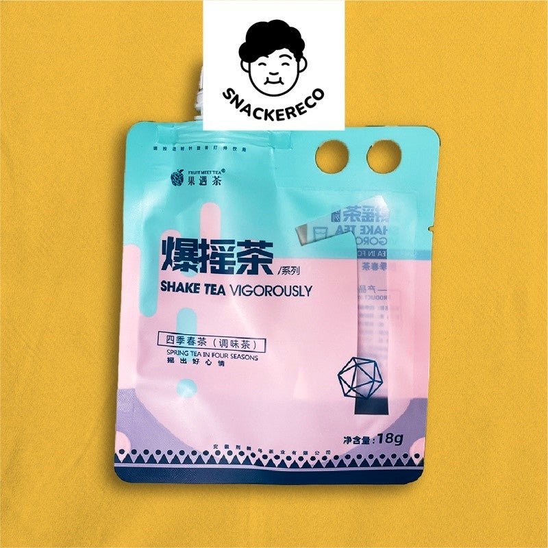 Fruit Meet Tea - Shake Milk Tea // 果遇茶爆摇奶茶 (53g) - Snackereco - 18