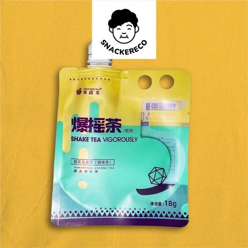 Fruit Meet Tea - Shake Milk Tea // 果遇茶爆摇奶茶 (53g) - Snackereco - 15
