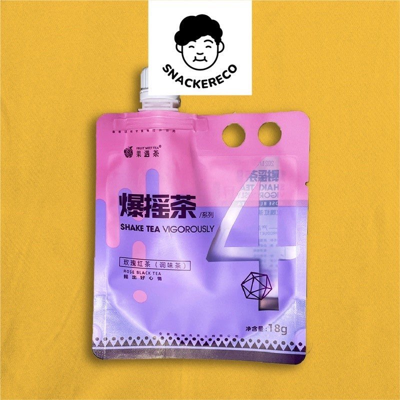 Fruit Meet Tea - Shake Milk Tea // 果遇茶爆摇奶茶 (53g) - Snackereco - 16
