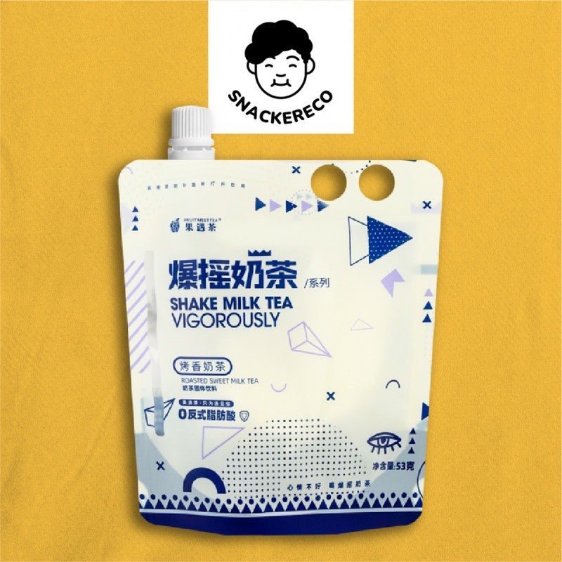 Fruit Meet Tea - Shake Milk Tea // 果遇茶爆摇奶茶 (53g) - Snackereco - 14