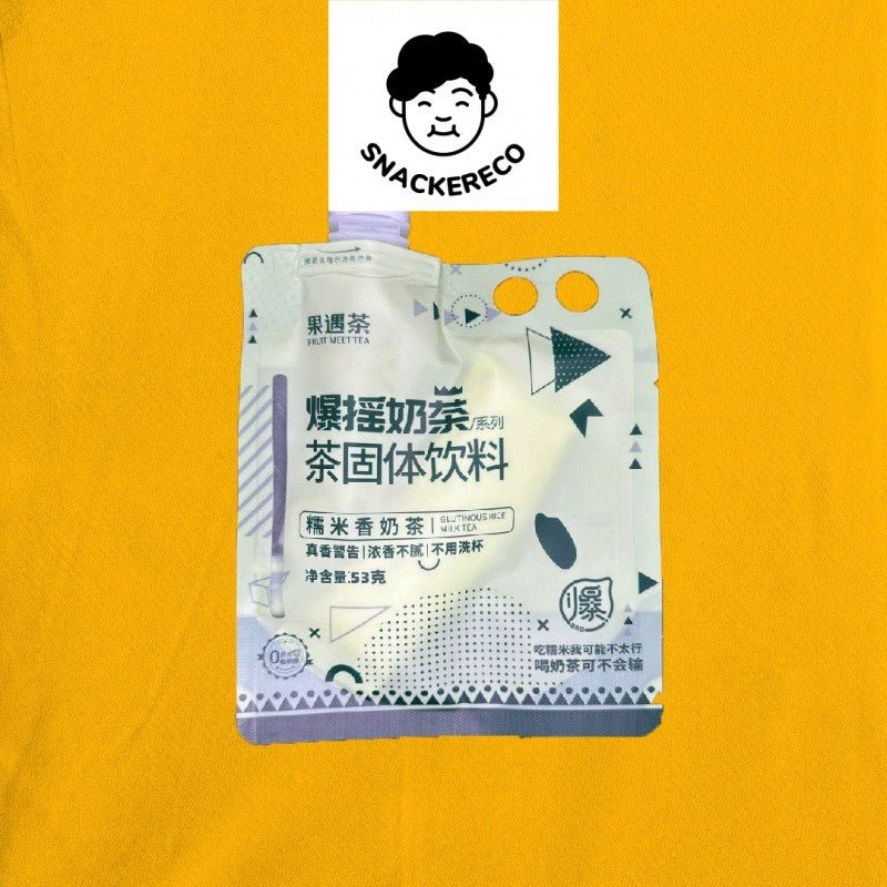 Fruit Meet Tea - Shake Milk Tea // 果遇茶爆摇奶茶 (53g) - Snackereco - 21