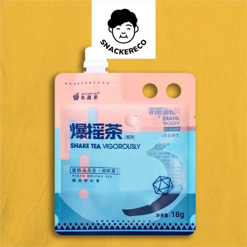 Fruit Meet Tea - Shake Milk Tea // 果遇茶爆摇奶茶 (53g) - Snackereco - 13