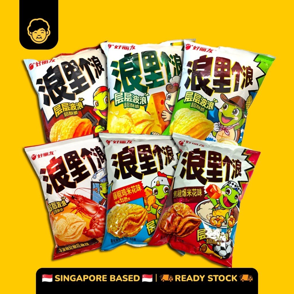 Orion Potato Flat Puff | 好丽友浪里个浪薯片 - Snackereco - 1