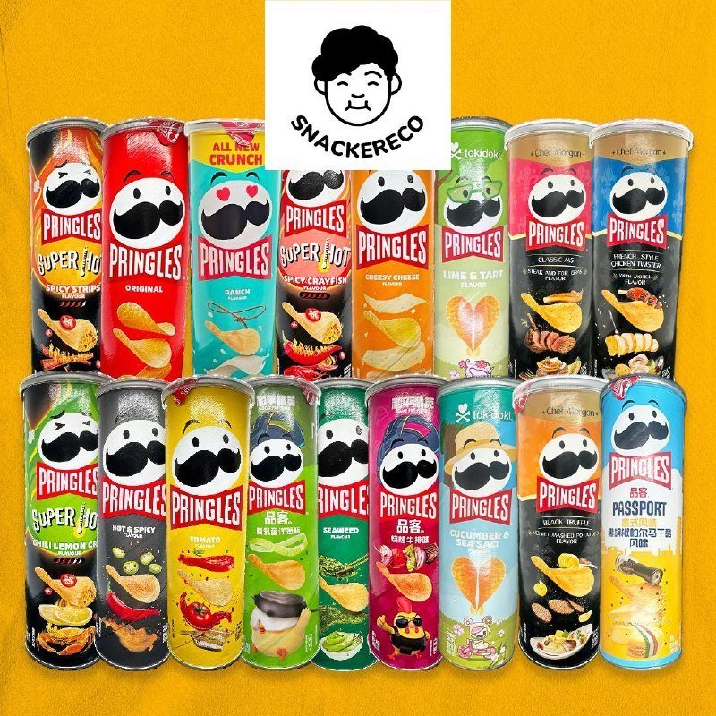 品客薯片 | Pringles Potato Chips Snack 80g - 110g - Snackereco - 1