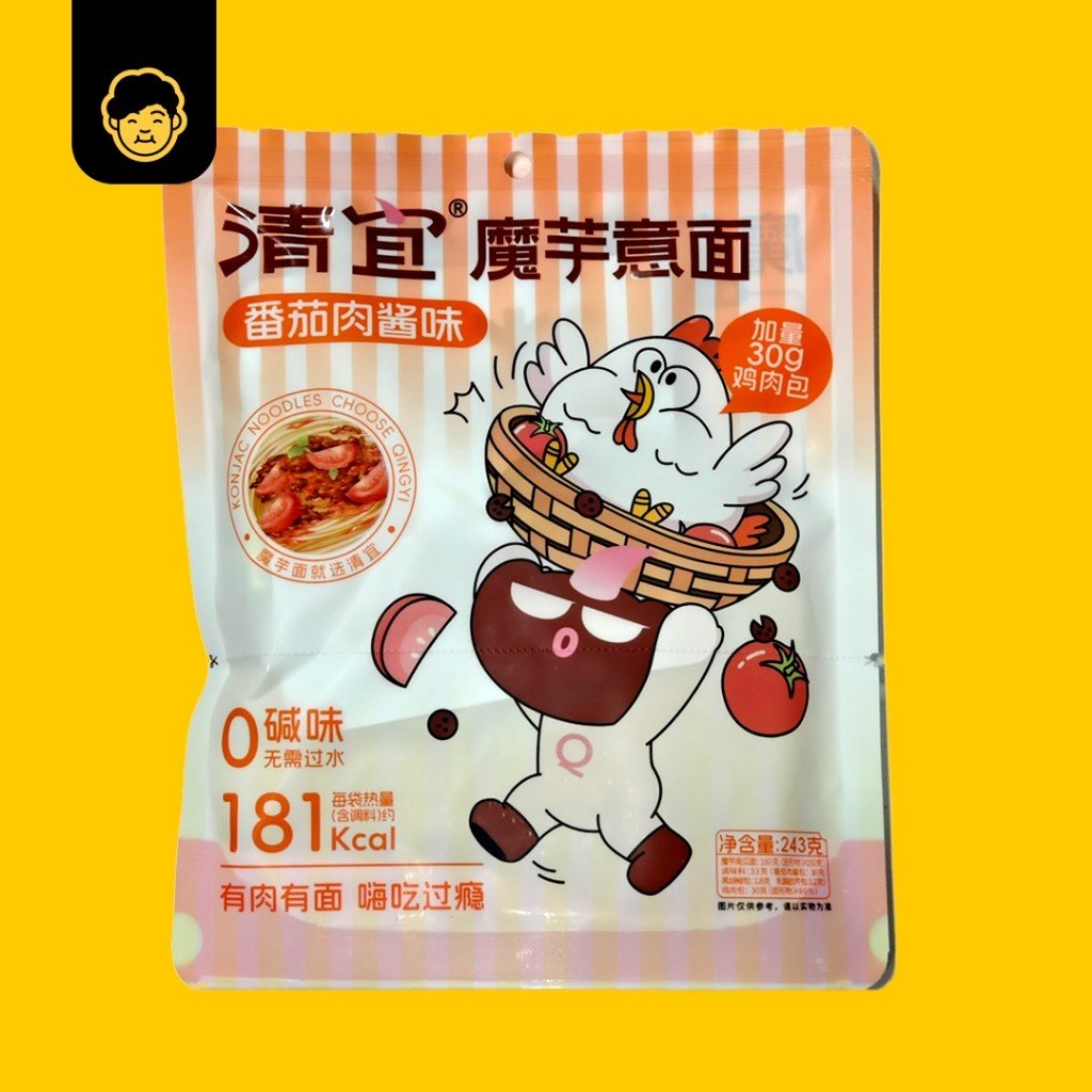 Qingyi Konjac Noodle Low - Calories 80g - 200g+ | 清宜魔芋面低卡路里 80g - 200g+ - Snackereco - 19