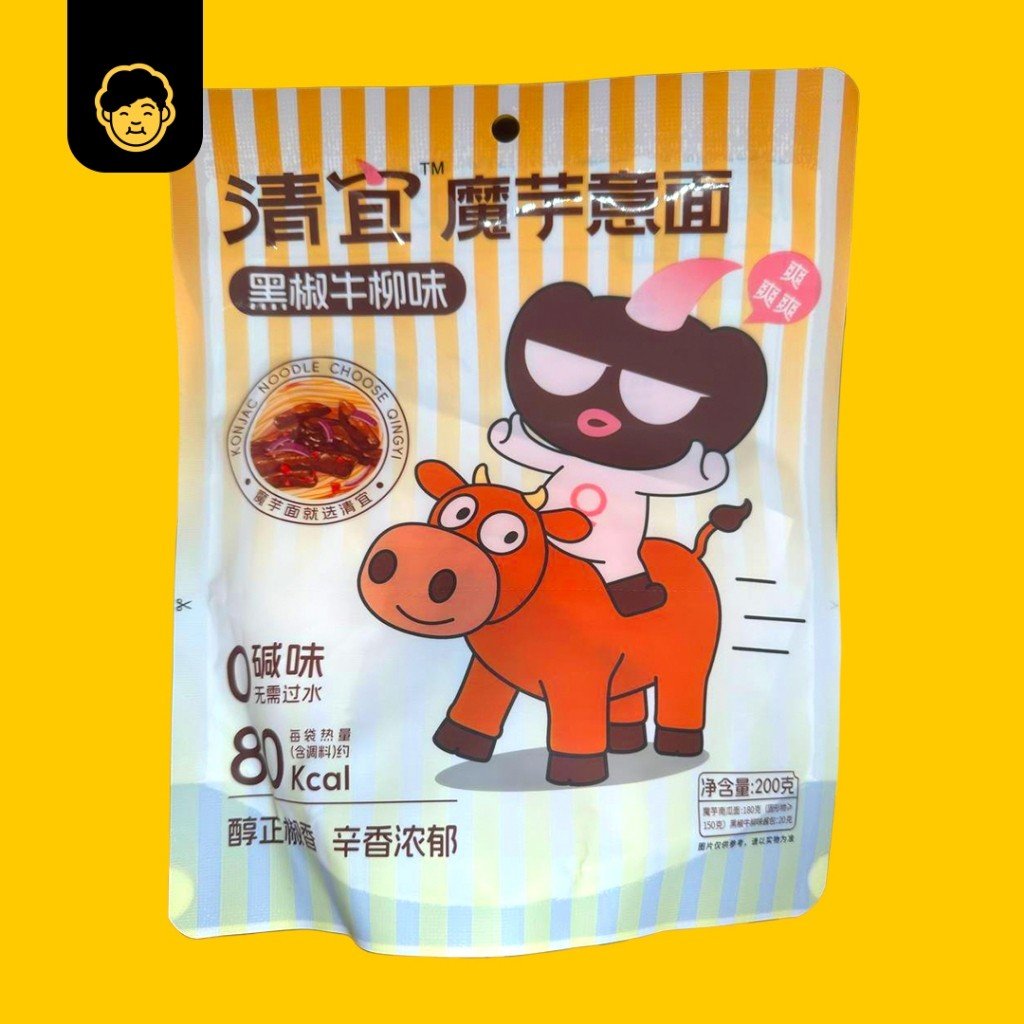 Qingyi Konjac Noodle Low - Calories 80g - 200g+ | 清宜魔芋面低卡路里 80g - 200g+ - Snackereco - 3