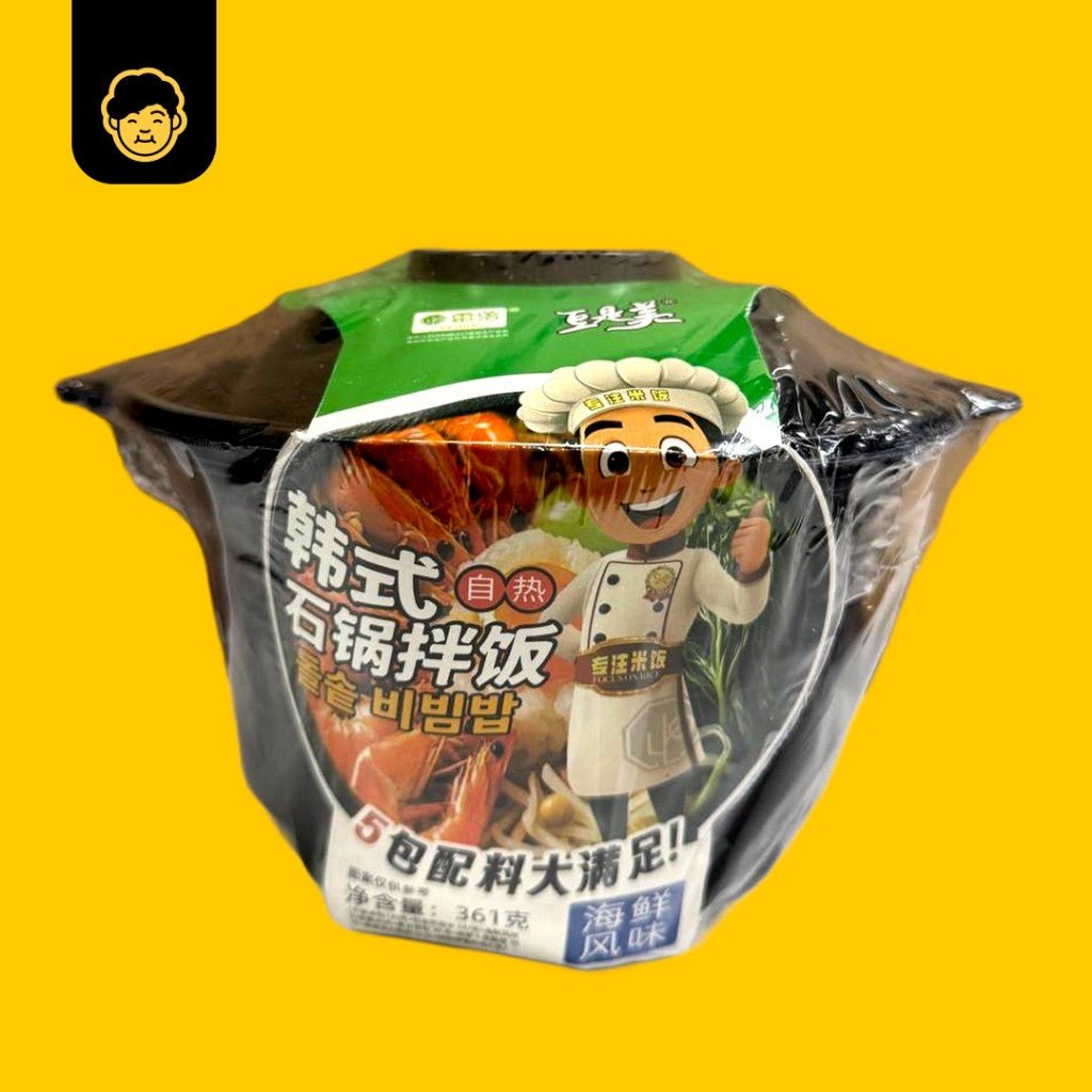 Self - Heating Korean Stone Pot Bibimbap | 豆是美韩式自热石锅拌饭 361g - Snackereco - 4
