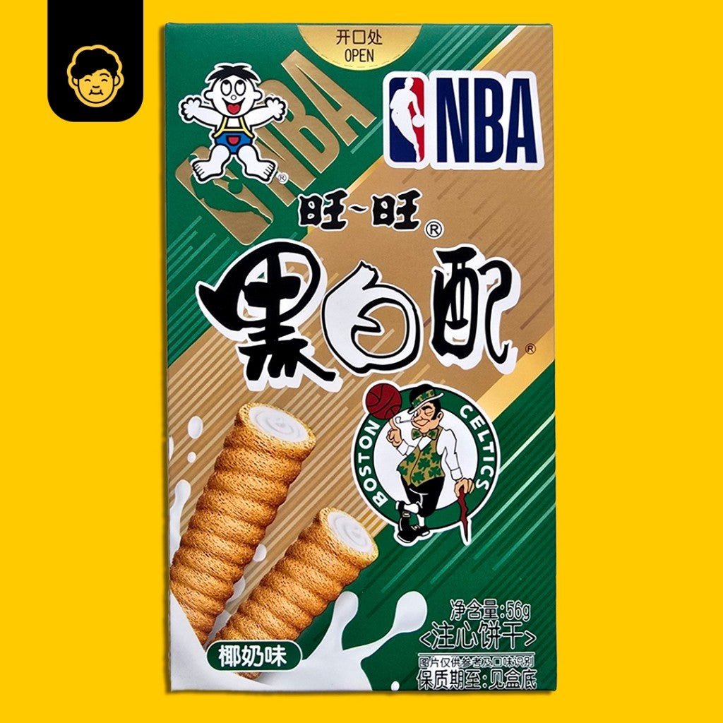 旺旺黑白配 | Wang Wang Hei Bai Pei Crunchy Chocolate Waffle + Tea Series - Snackereco - 4